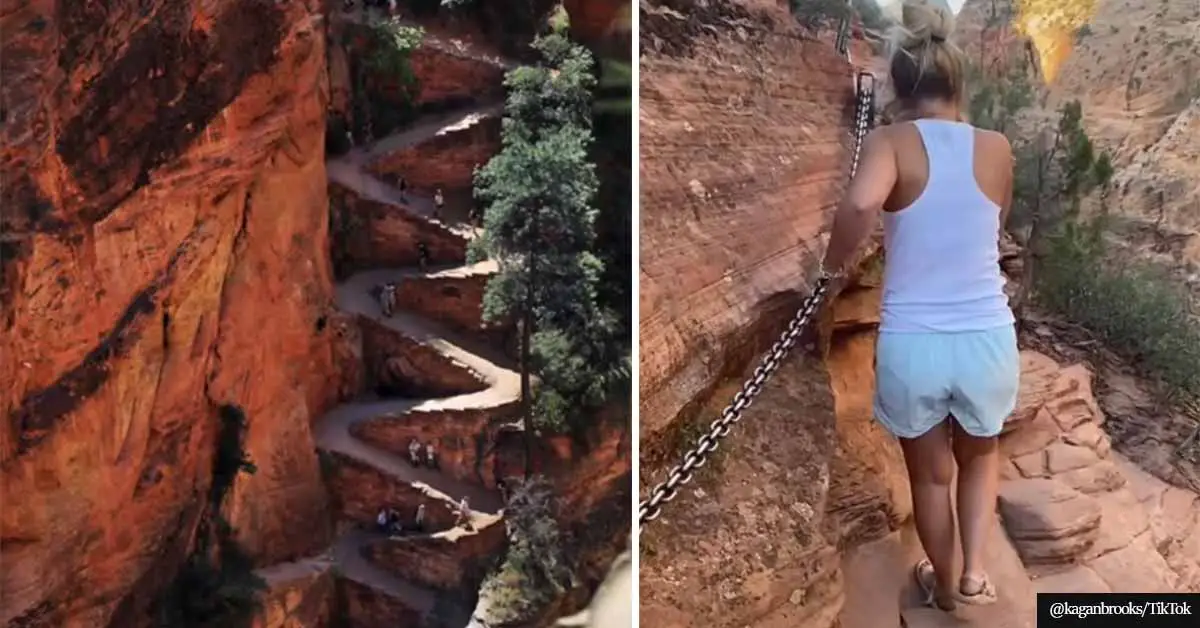 Woman completes one of the most dangerous US hikes in SANDALS