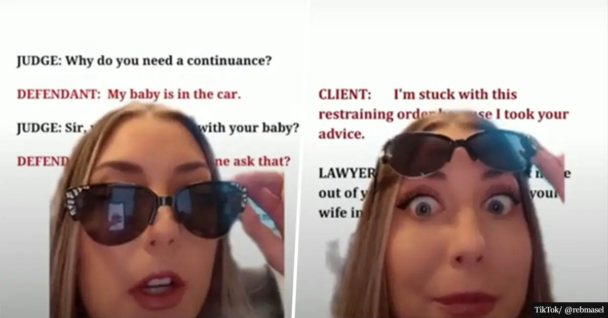 Attorney reads weird but hilarious court transcripts on TikTok