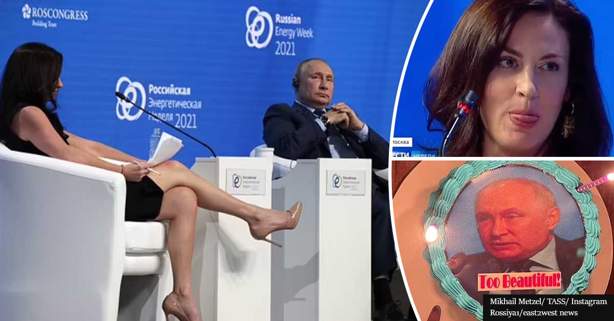 CNBC reporter is accused of inappropriate flirting with Vladimir Putin