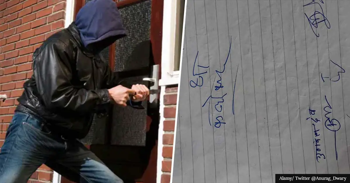 Disappointed Burglar Leaves Angry Note After Not Finding Enough Things To Steal