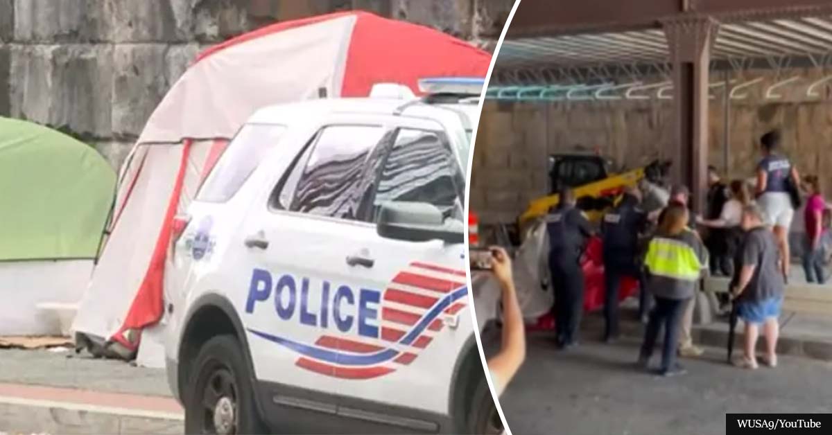 Homeless man ends up in hospital after workers bulldoze his tent with him inside