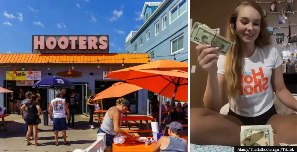 Hooters waitress reveals how much she makes on tips