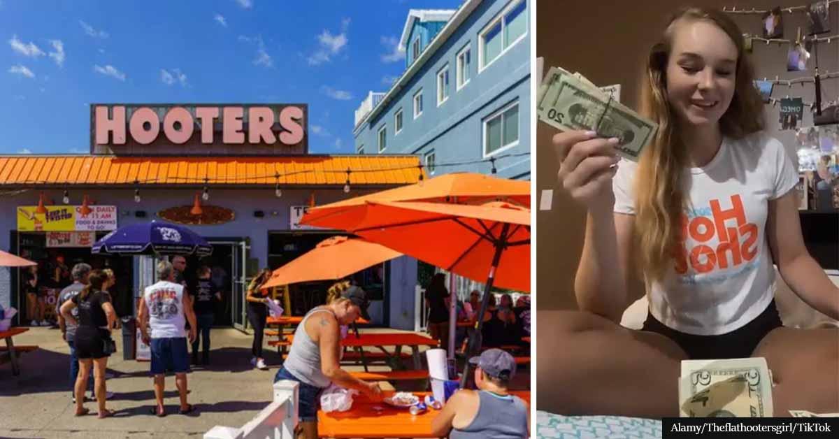 Hooters waitress reveals how much she makes on tips