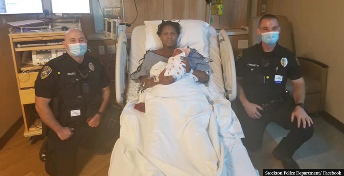 Two officers deliver baby in police parking lot as mom can’t make it to hospital