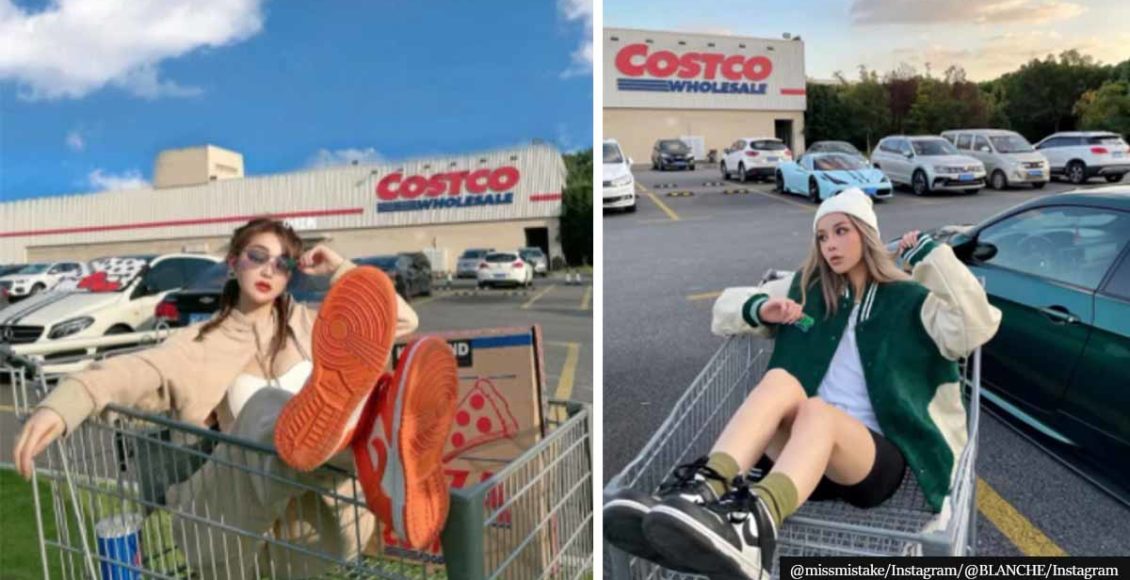 Chinese influencers pretend they’re in LA by posing in front of Shanghai's Costco