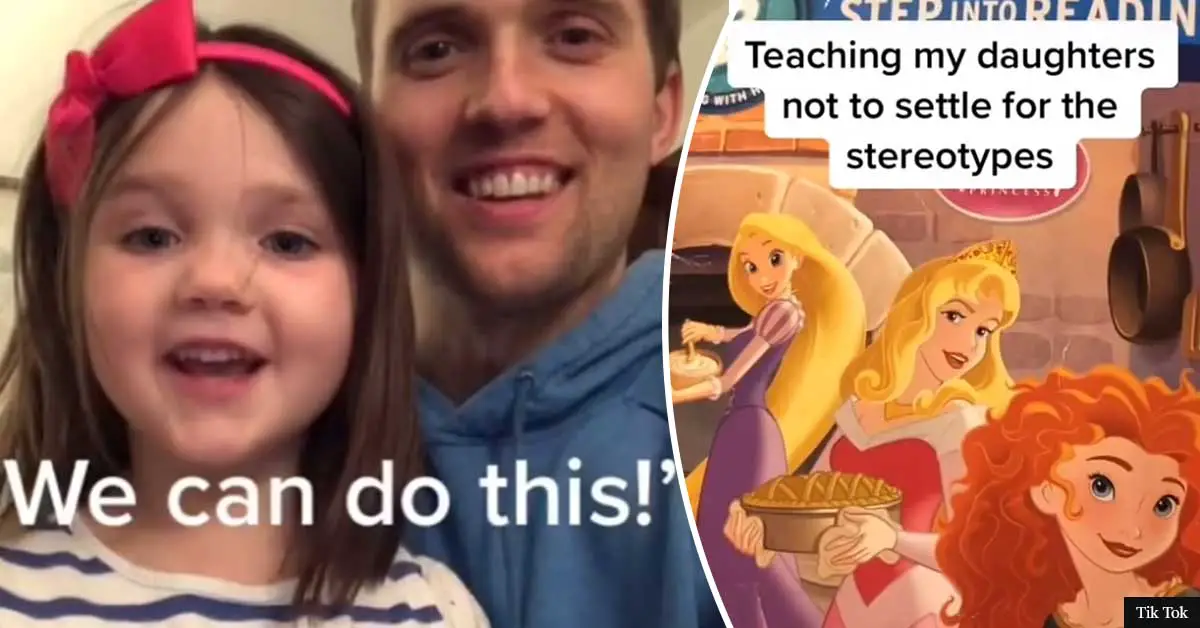 Dad goes viral after changing his daughter's Disney books to remove 'gender stereotypes'