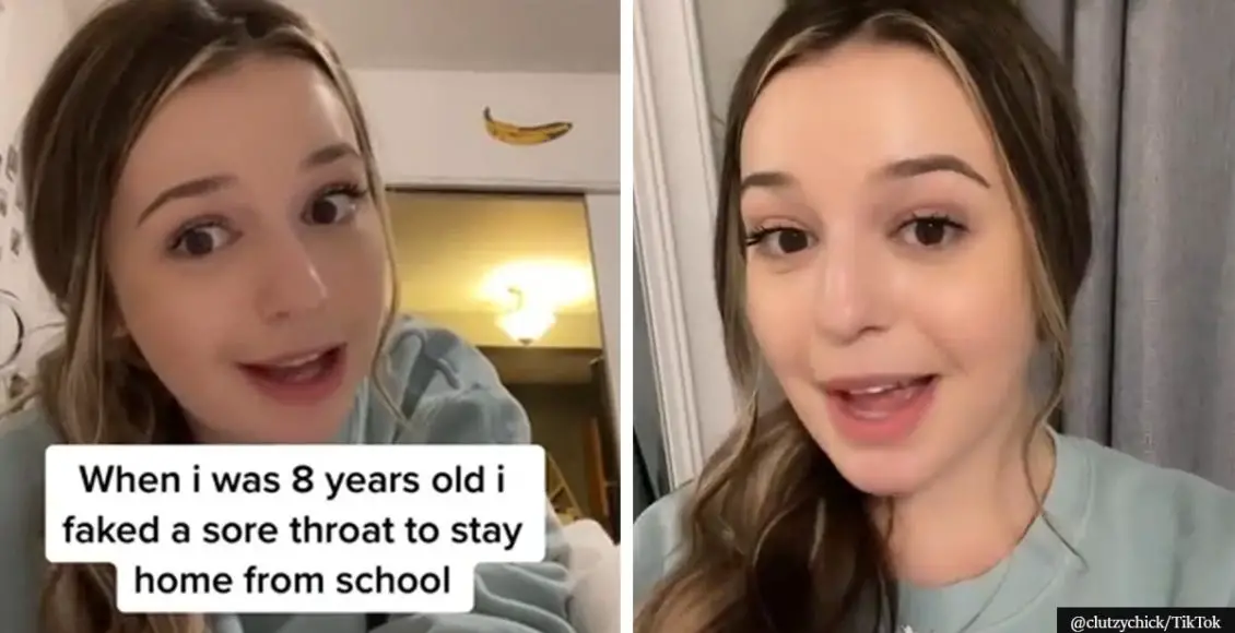 Girl fakes being sick to skip school, ends up saving her own life
