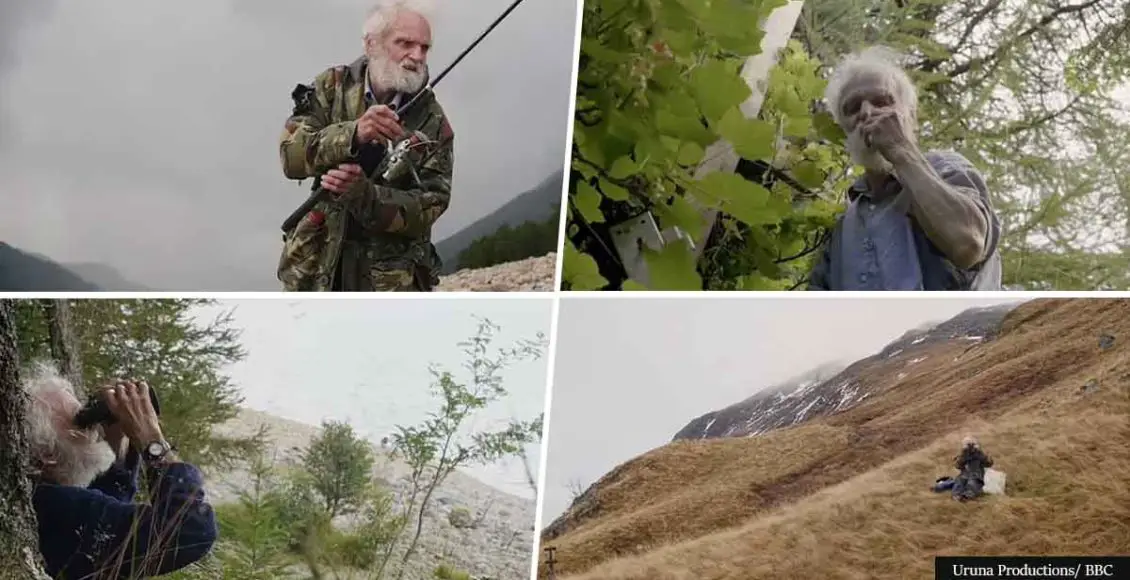 Hermit spends over 40 years living without electricity or running water in remote cabin