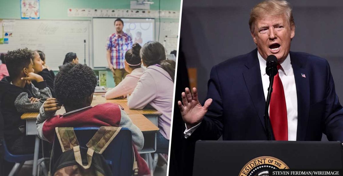 History teacher REMOVED from school after telling class Donald Trump was still president