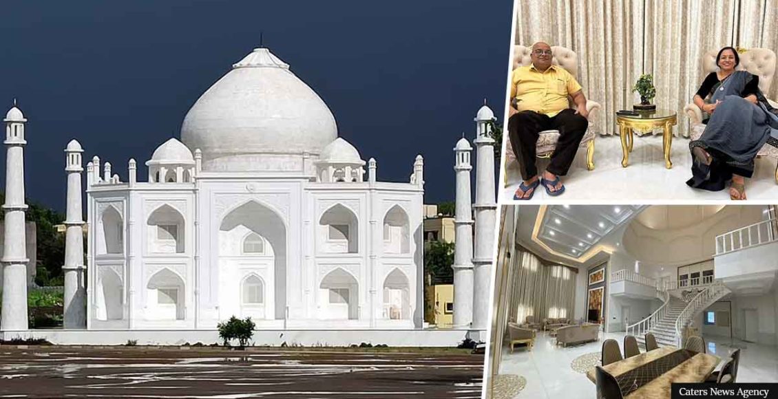 Husband builds his wife her own huge copy of Taj Mahal as a symbol of his love