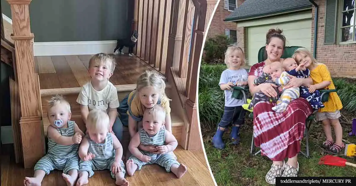 Mom who wished for a third child "shocked" after conceiving triplets
