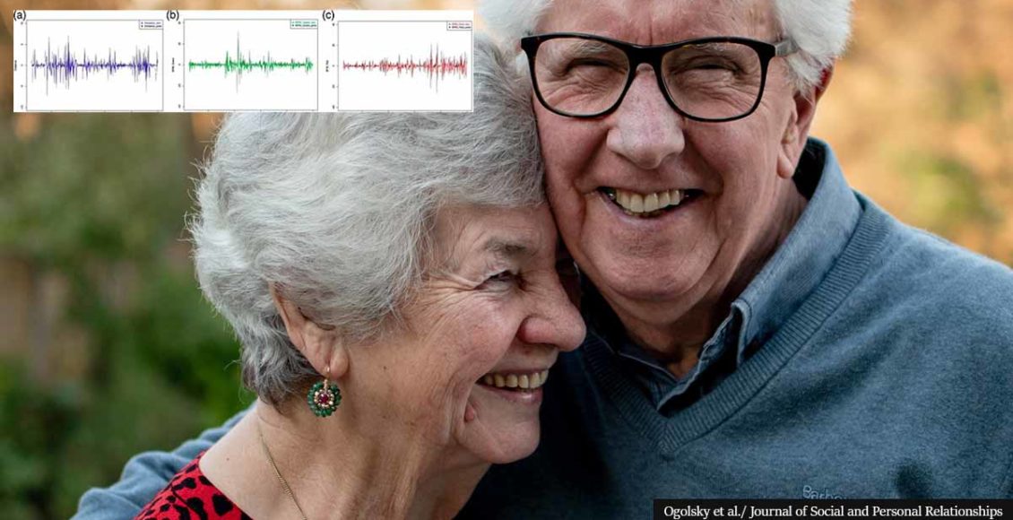 Older couples 'subconsciously synchronize heart rates' when they are close together