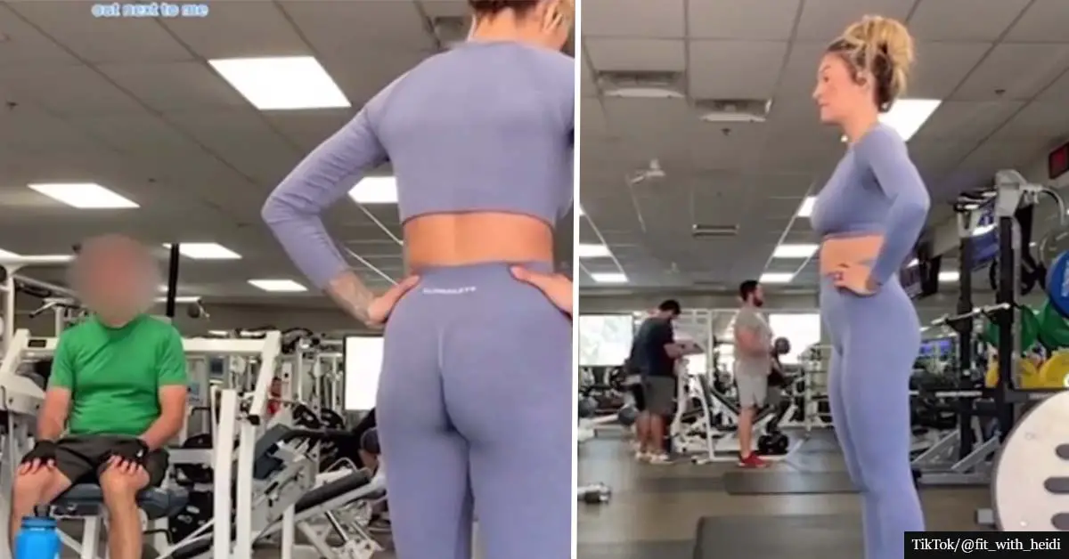 Personal Trainer Praised For Confronting "Creepy Old Guy" Staring At Her In The Gym