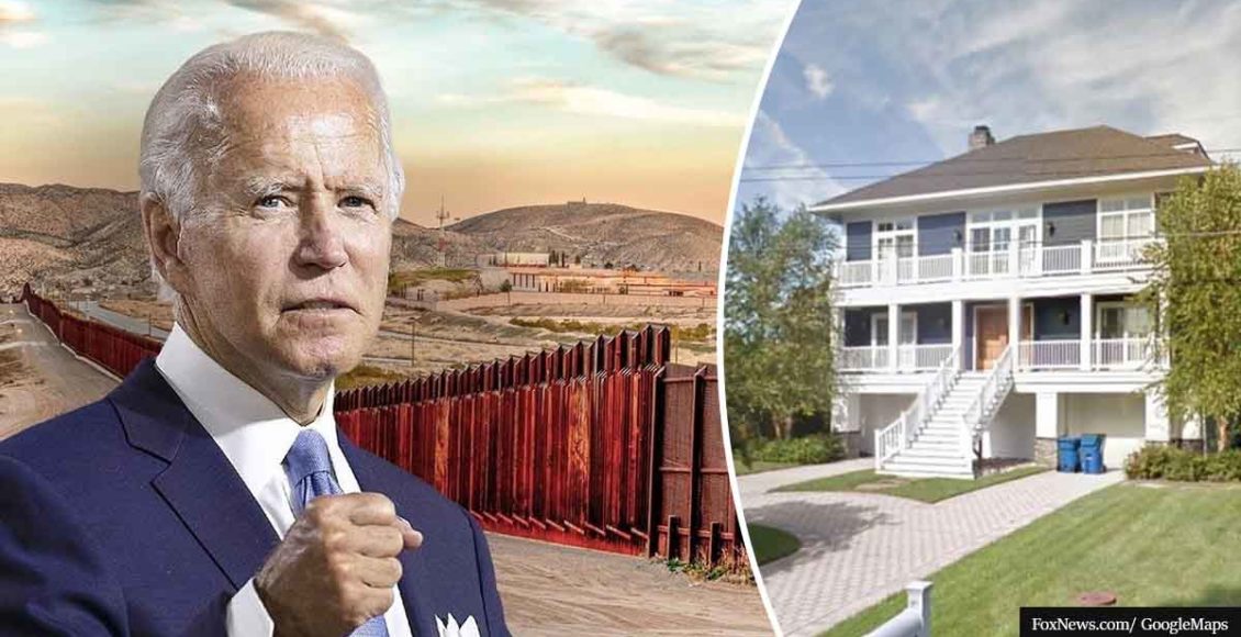 President Joe Biden builds security fence for his beach home after halting border wall construction