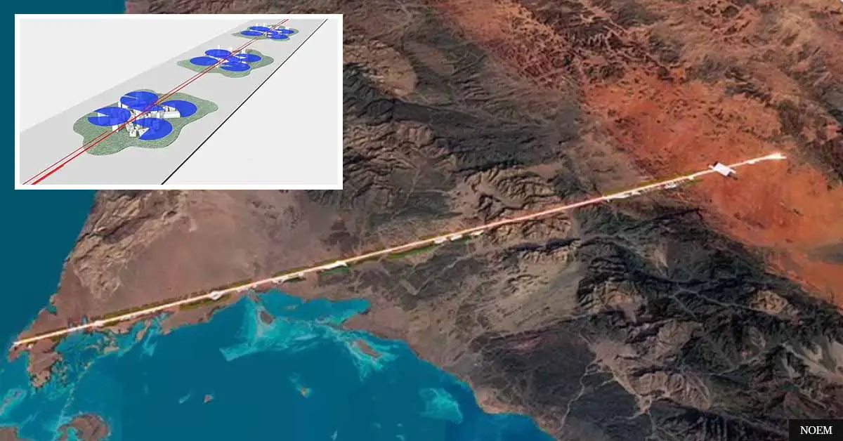 Saudi Arabia Begins Work On "The Line" - A Futuristic 105-Mile-Long Perfectly Linear City