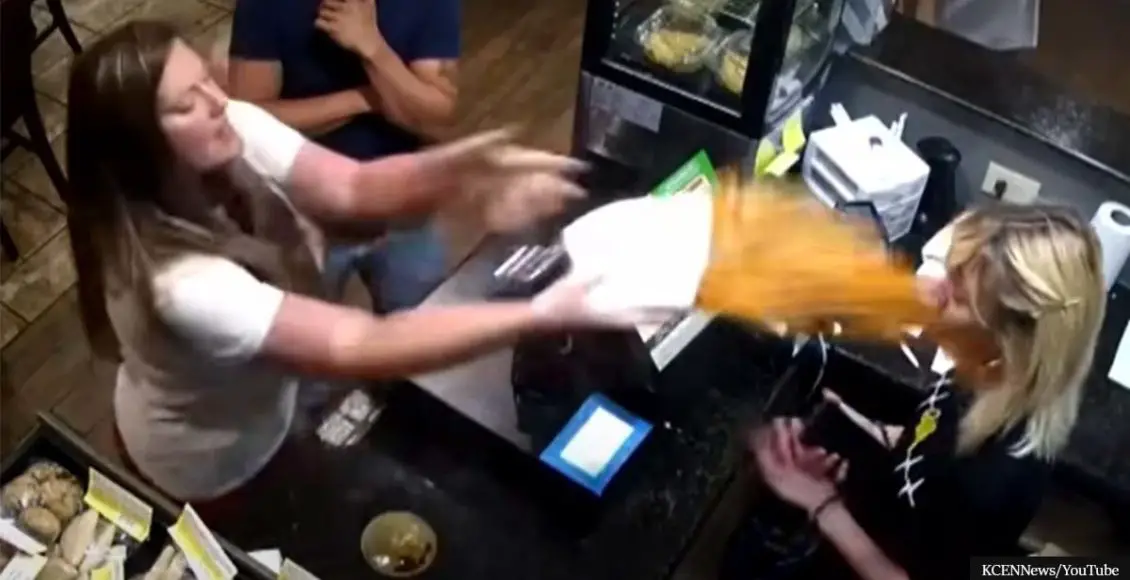 Viral Video: Angry Woman Throws Hot Soup In The Face Of A Restaurant Manager