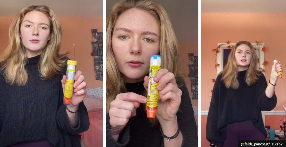 VIRAL VIDEO: Woman Demonstrates How To Use An EpiPen As It's 'Not Taught In Schools'