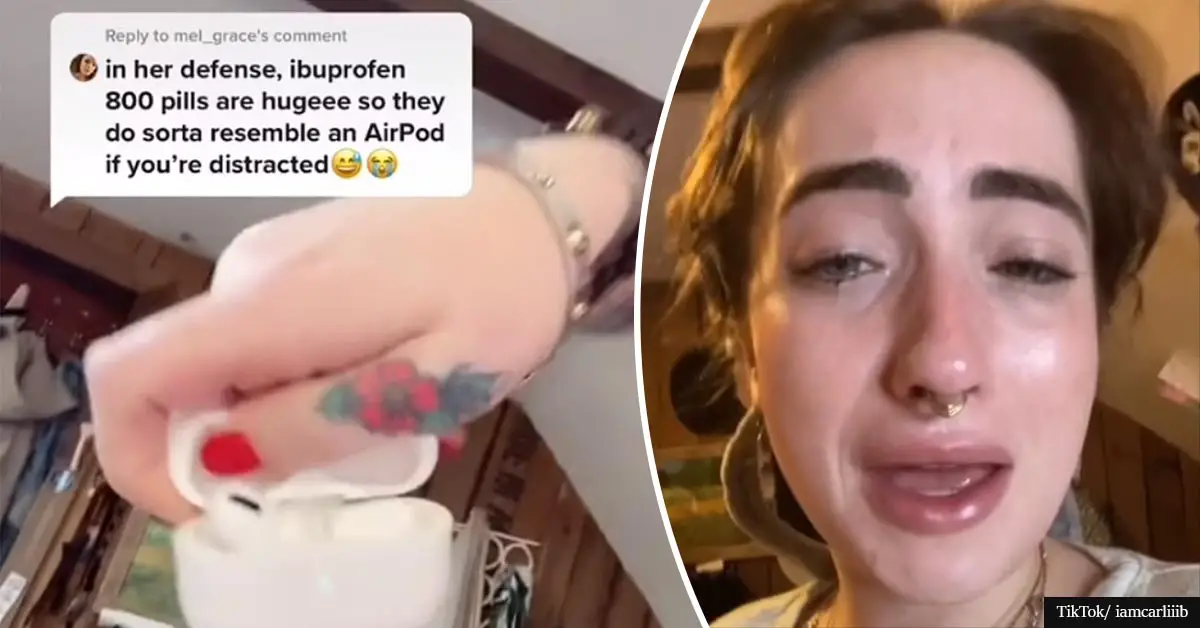 Woman, 27, reveals she accidentally swallowed an Apple airpod after mistaking it for ibuprofen