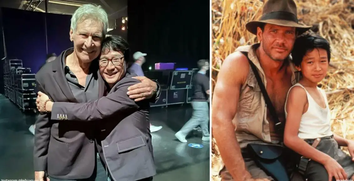 Indiana Jones and Short Round Reunite After Almost 40 Years